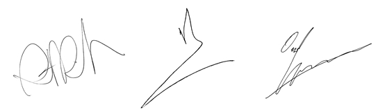 signatures